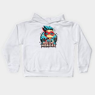 Real-Life Heroes Kids Hoodie